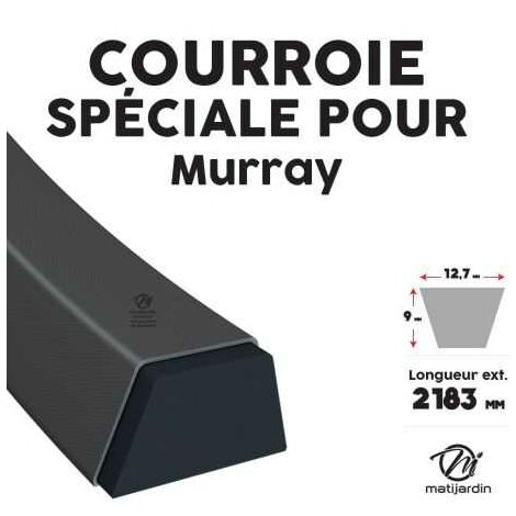 Courroie tondeuse Murray 37 x 62 12,7 x 2183 mm
