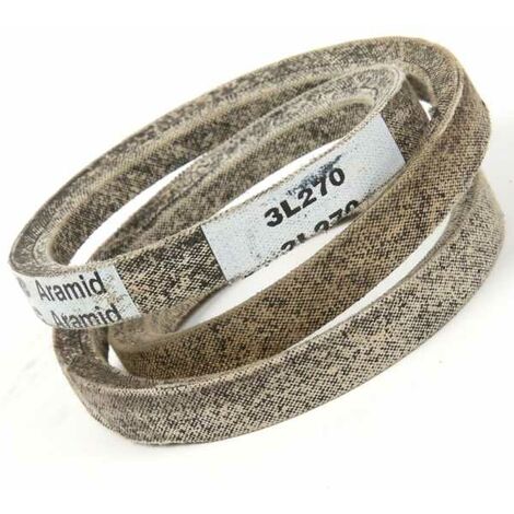 Courroie tondeuse Tiger Belts 3L270 kevlar trapézoïdale  9,5 x 686 mm