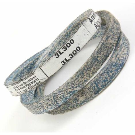 Courroie tondeuse Tiger Belts 3L300 kevlar trapézoïdale 1er prix  9,5 x 762 mm
