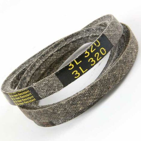 Courroie tondeuse Tiger Belts 3L320 kevlar trapézoïdale  9,5 x 813 mm