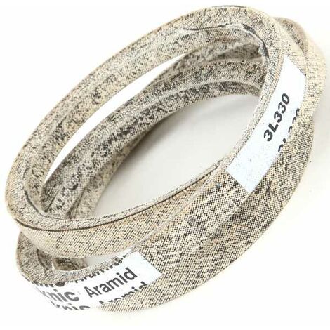 Courroie tondeuse Tiger Belts 3L330 kevlar trapézoïdale  9,5 x 838 mm
