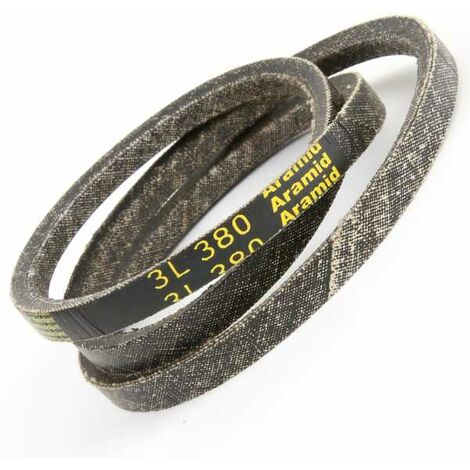 Courroie tondeuse Tiger Belts 3L380 kevlar trapézoïdale  9,5 x 965 mm