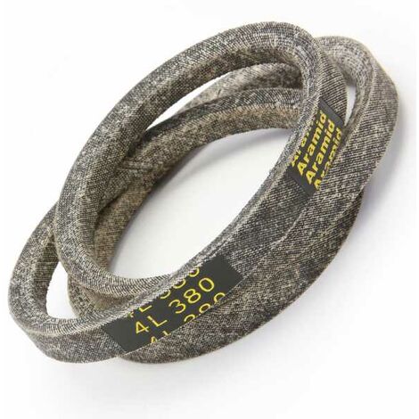 Courroie tondeuse Tiger Belts 4L380 kevlar trapézoïdale  12,7 x 965 mm