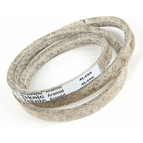 Courroie tondeuse Tiger Belts 4L490 kevlar trapézoïdale  12,7 x 1245 mm