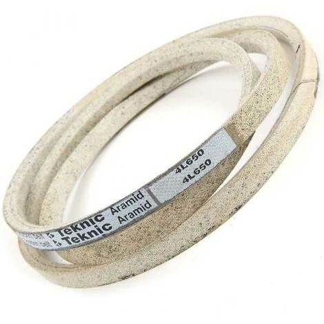 Courroie tondeuse Tiger Belts 4L650 kevlar trapézoïdale  12,7 x 1651 mm