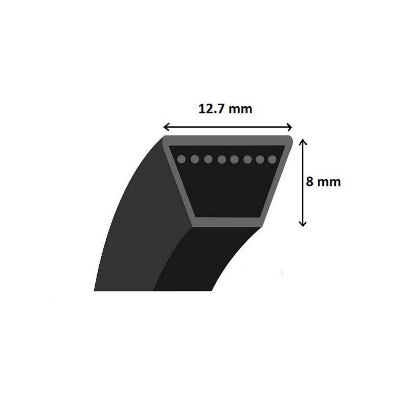Courroie coupe / traction autoportée section 4L (2286mm)
