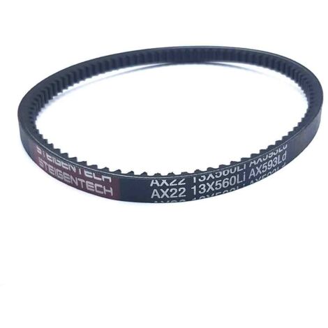 Courroie trapézoidale crantée AX22