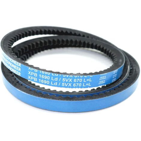 Courroie trapézoidale crantée Contitech Conti V FO BP XPB1690 Ld / 5VX670