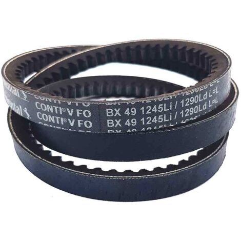 Courroie trapézoidale crantée Contitech Conti V FO BX49 17 x 1245 Li / 1290 Ld