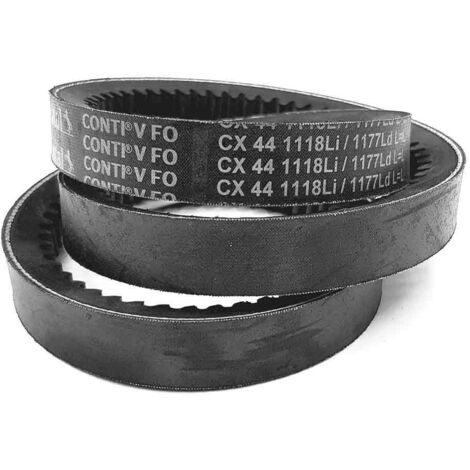 Courroie trapézoidale crantée Contitech Conti V FO CX44 22 x 1128 Li / 1187 Ld