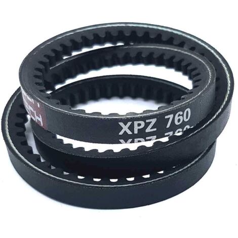 Courroie trapézoidale crantée XPZ760