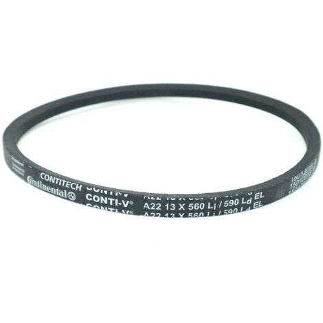 Courroie trapézoidale lisse Contitech Conti V A22 13 x 560 Li / 590 Ld