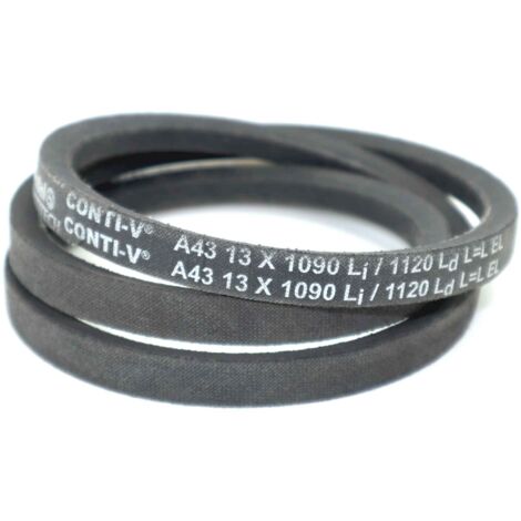 Courroie trapézoidale lisse Contitech Conti V A43 13 x 1090 Li / 1120 Ld