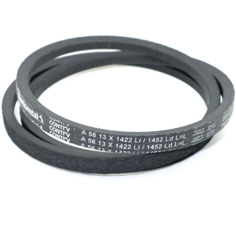 Courroie trapézoidale lisse Contitech Conti V A56 13 x 1422 Li / 1452 Ld