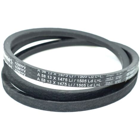 Courroie trapézoidale lisse Contitech Conti V A58 13 x 1475 Li / 1505 Ld
