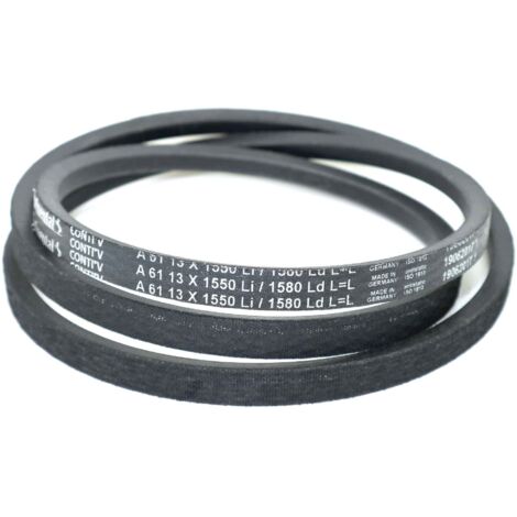 Courroie trapézoidale lisse Contitech Conti V A61 13 x 1550 Li / 1580 Ld