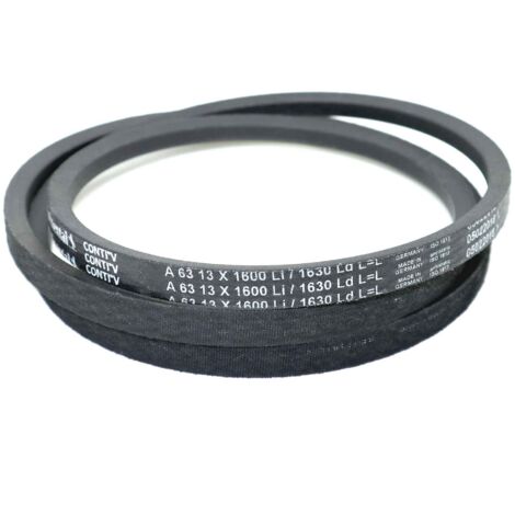 Courroie trapézoidale lisse Contitech Conti V A63 13 x 1600 Li / 1630 Ld