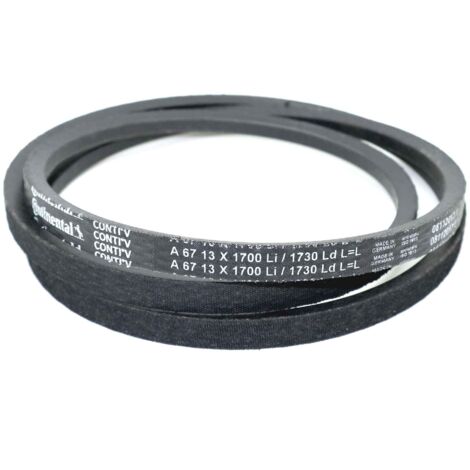 Courroie trapézoidale lisse Contitech Conti V A67 13 x 1700 Li / 1730 Ld