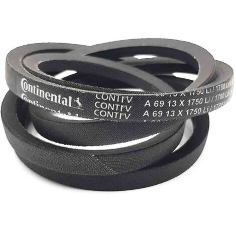 Courroie trapézoidale lisse Contitech Conti V A69 13 x 1750 Li / 1780 Ld