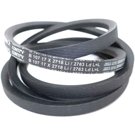 Courroie trapézoidale lisse Contitech Conti V B107 17 x 2718 Li / 2763 Ld
