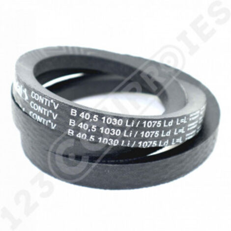Courroie trapézoidale lisse Contitech Conti V B40.5 17 x 1030 Li / 1075 Ld