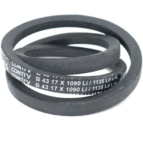 Courroie trapézoidale lisse Contitech Conti V B43 17 x 1090 Li / 1135 Ld