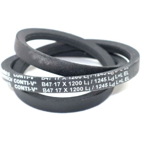 Courroie trapézoidale lisse Contitech Conti V B47 17 x 1200 Li / 1245 Ld