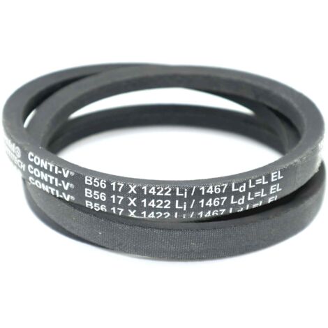 Courroie trapézoidale lisse Contitech Conti V B56 17 x 1422 Li / 1467 Ld