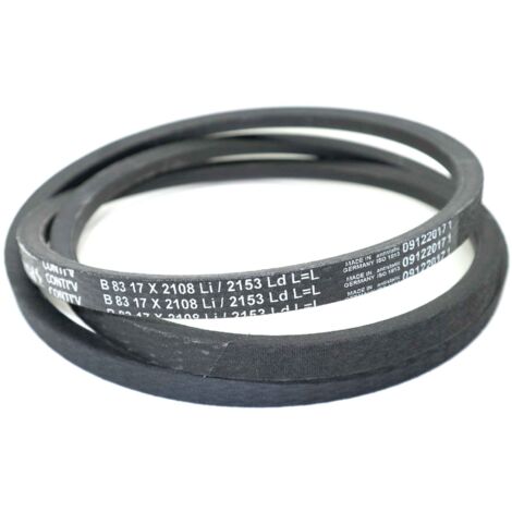 Courroie trapézoidale lisse Contitech Conti V B83 17 x 2120 Li / 2165 Ld
