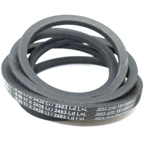 Courroie trapézoidale lisse Contitech Conti V B96 17 x 2438 Li / 2483 Ld