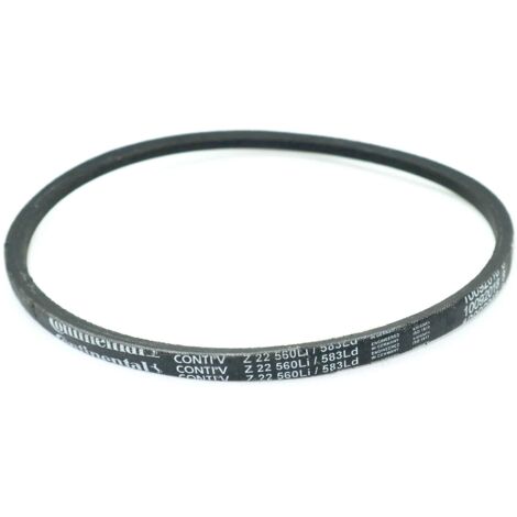 Courroie trapézoidale lisse Contitech Conti V Z22 10 x 560 Li / 583 Ld