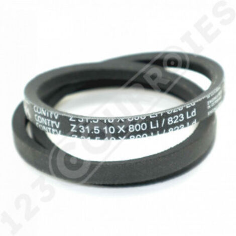 Courroie trapézoidale lisse Contitech Conti V Z31.5 10 x 800 Li / 823 Ld