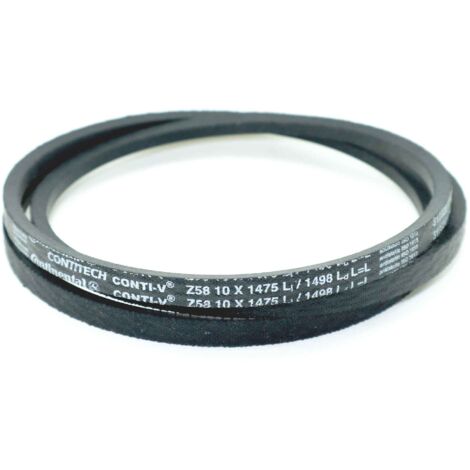 Courroie trapézoidale lisse Contitech Conti V Z58 10 x 1475 Li / 1498 Ld