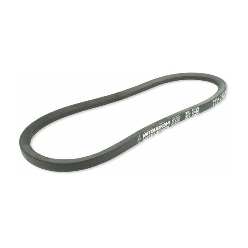 courroie lisse trapézoïdale mitsuboshi série spa (section 13x10mm) longueur ext: 2350mm.