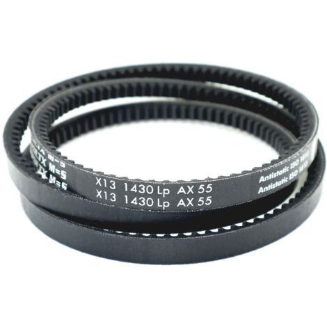 Courroie type trapézoïdale crantée AX55