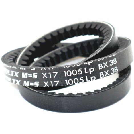 Courroie type trapézoïdale crantée BX38