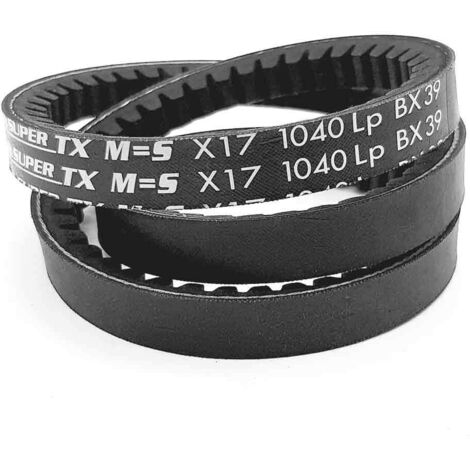 Courroie type trapézoïdale crantée BX39