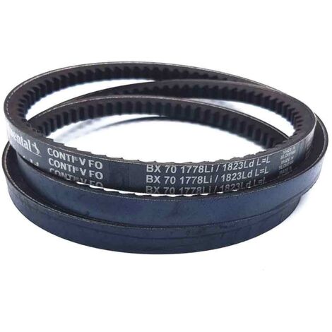 Courroie type trapézoïdale crantée BX70