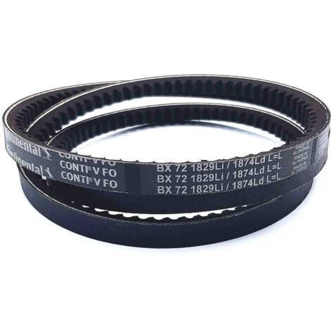 Courroie type trapézoïdale crantée BX72