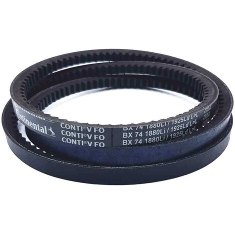 Courroie type trapézoïdale crantée BX74