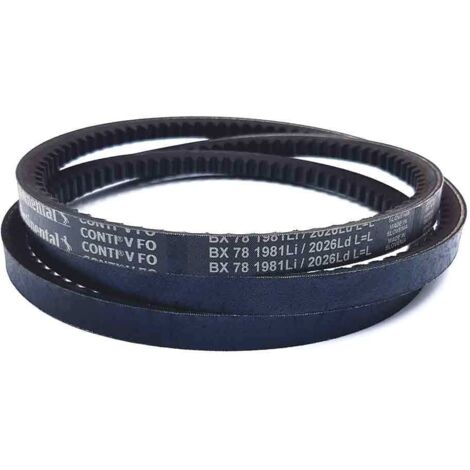 Courroie type trapézoïdale crantée BX78