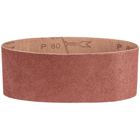 Courroies sans fin 75 x 457 mm, K80, 3 pièces.