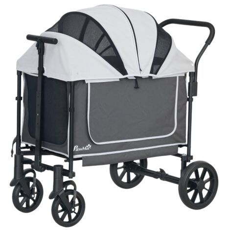 Court-boulevard pour chien et chat, jusqu’à 30 kg. Carré destiné aux chats, avec un coussin et des fenêtres en forme de toilettes. Deux portes. Compartiment de rangement. Carourt pour chats. Couleur g