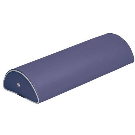 Coussin 1/2 cylindrique pour table - Noir - 60 x 20 x 10 cm avec sangle