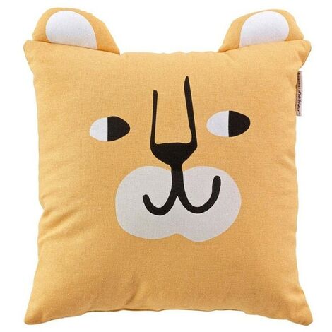 Coussin 40x40 cm Lionceau coton