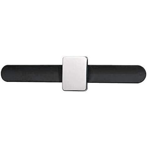 Coussin à épingles à coudre magnétique, 1 pièce, bracelet à broches magnétiques, coussin magnétique à épingles à coudre, porte-épingles magnétique avec bracelet pour bricolage, couture et broderie