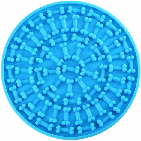 Coussin à lécher en silicone pour chien, coussin à ventouse en silicone pour chien, coussin à lécher au beurre de cacahuète, rouge
