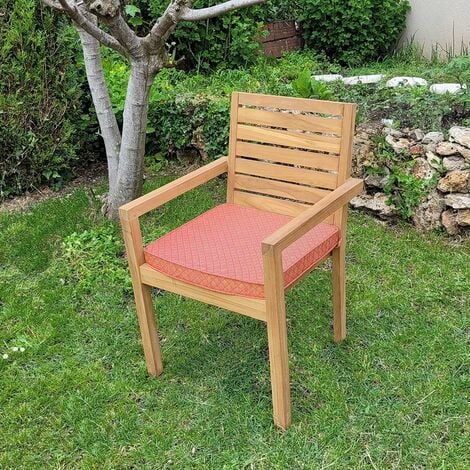 Coussin à motifs pour fauteuils fixes de jardin