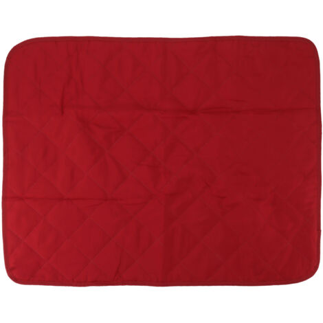 Coussin Absorbant Anti-Dérapant pour Chien 56x73cm Rouge Vin - Siège Confort Maison