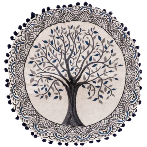 Coussin arbre de vie 40x40cm, design exclusif pour décorer votre maison